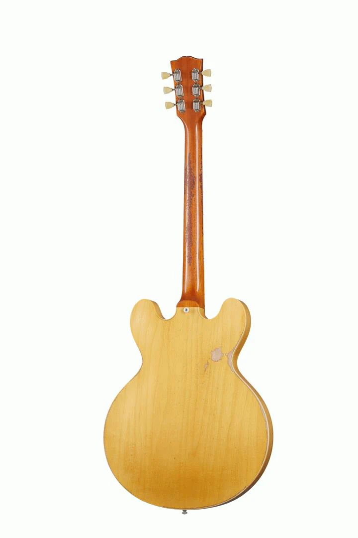 Gibson Murphy Lab 59 ES335 Electric Guitar Ultra Heavy Aged Vintage Natural - Image 6