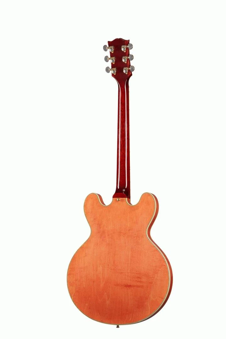 Gibson Murphy Lab 59 ES355 Semi-Hollow Body Electric Guitar Light Aged Watermelon Red - Image 2