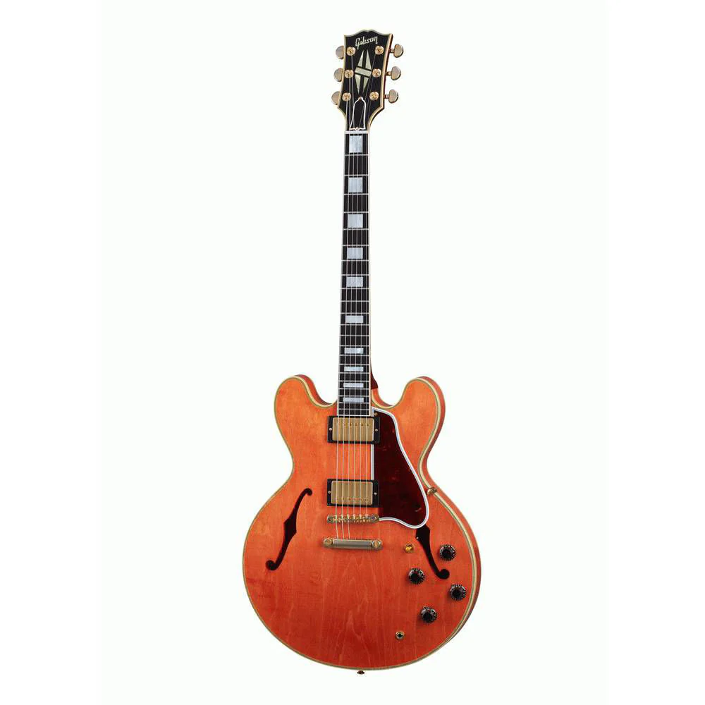 Gibson Murphy Lab 59 ES355 Semi-Hollow Body Electric Guitar Light Aged Watermelon Red - Image 5