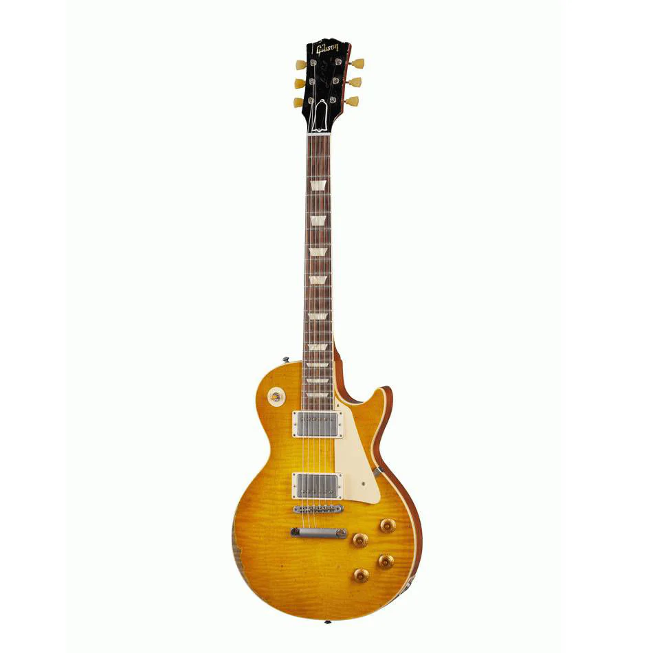 Gibson Murphy Lab 59 Les Paul Electric Guitar Ultra Heavy Aged Lemon Burst - Image 6