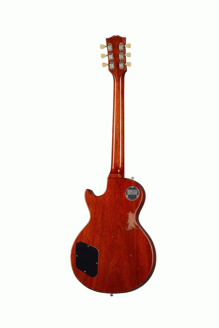 Gibson Murphy Lab 59 Les Paul Standard Electric Guitar Heavy Aged Green Lemon Fade - Image 6