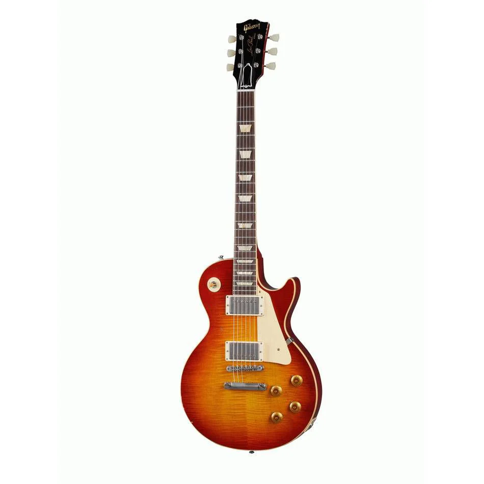 Gibson Murphy Lab 59 Les Paul Standard Electric Guitar Light Aged Cherry Teaburst