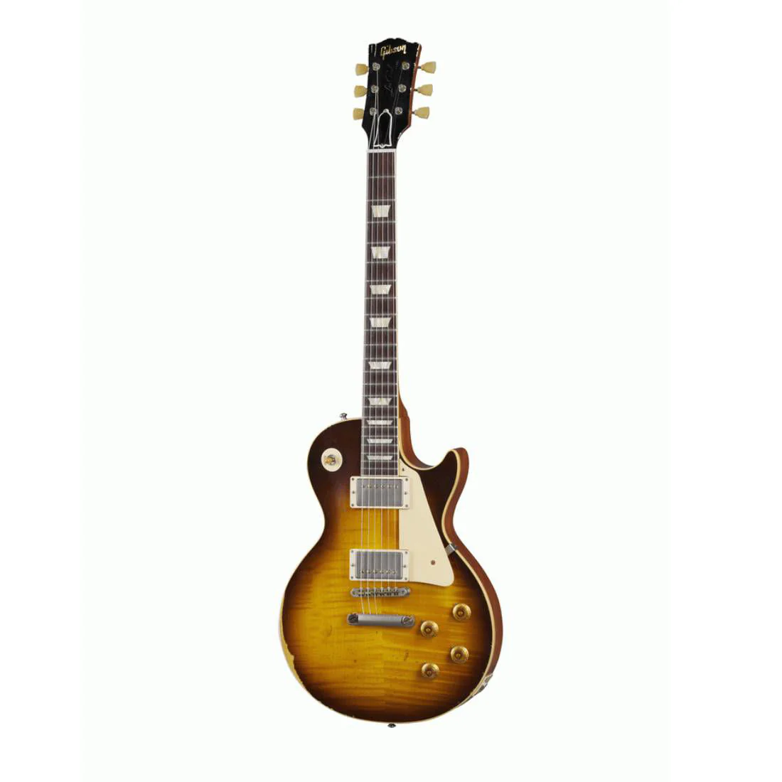Gibson Murphy Lab 59 Les Paul Standard Electric Guitar Ultra Heavy Aged Kindred Burst - Image 4