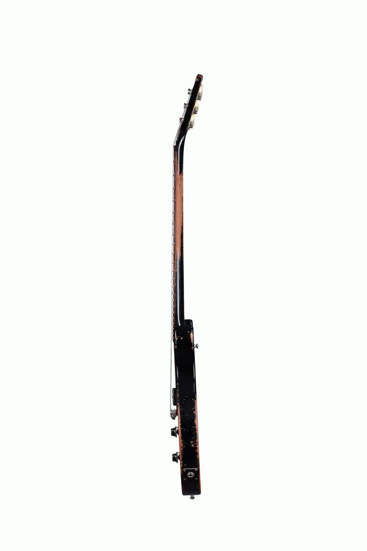 Gibson Murphy Lab 60 Les Paul Junior Electric Guitar Double Ultra Heavy Aged Ebony - Image 5
