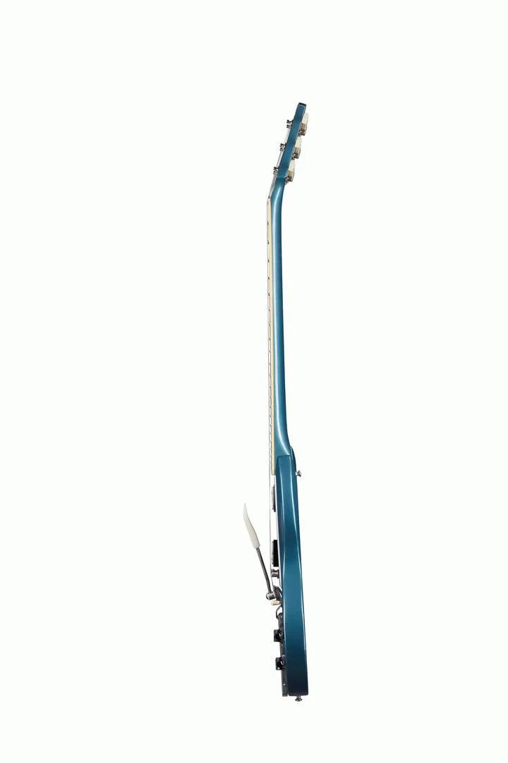 Gibson Murphy Lab 64 SG Standard Electric Guitar with Maestro Vibrola Light Aged Pelham Blue - Image 3