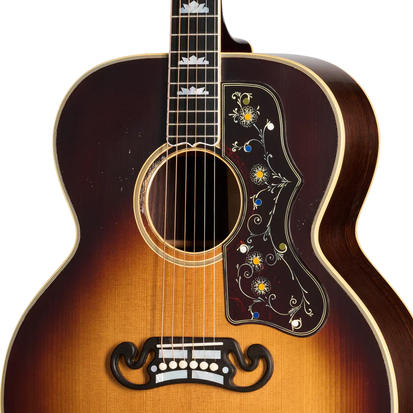 Gibson Pre-War SJ200 Rosewood Acoustic Guitar Light Aged - Vintage Burst - Image 4