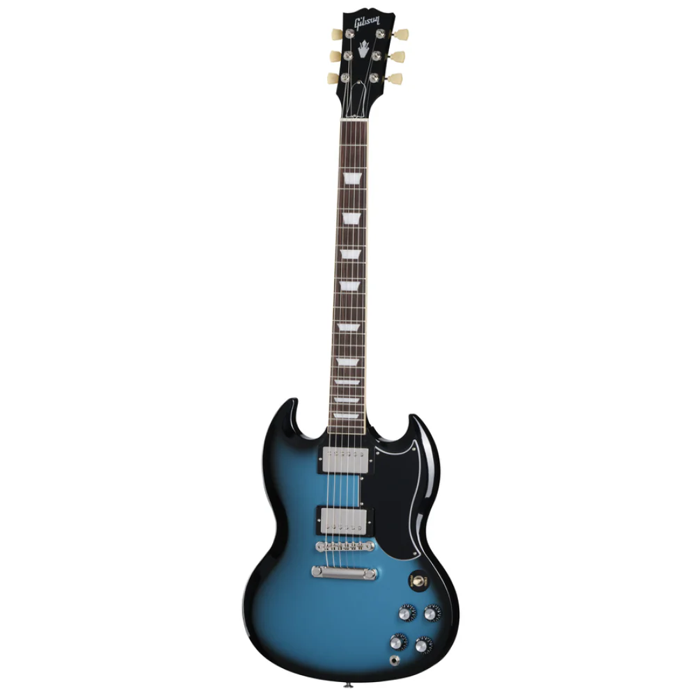 Gibson SG Standard '61 Electric Guitar in Pelham Blue Burst - Image 6