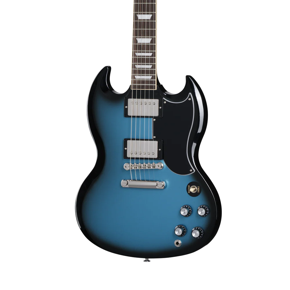 Gibson SG Standard '61 Electric Guitar in Pelham Blue Burst - Image 7