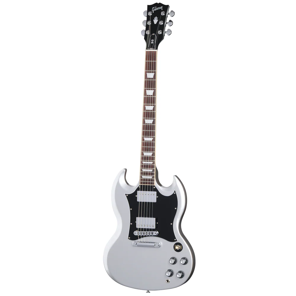 Gibson SG Standard Electric Guitar - Silver Mist - Image 6
