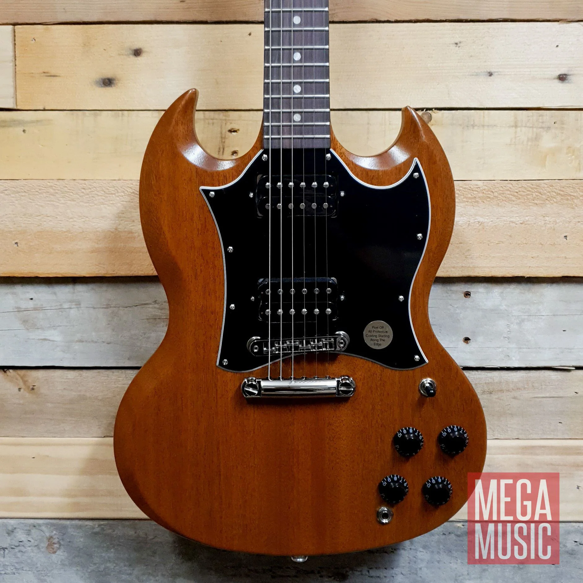 Gibson SG Tribute Electric Guitar - Natural Walnut - Image 3
