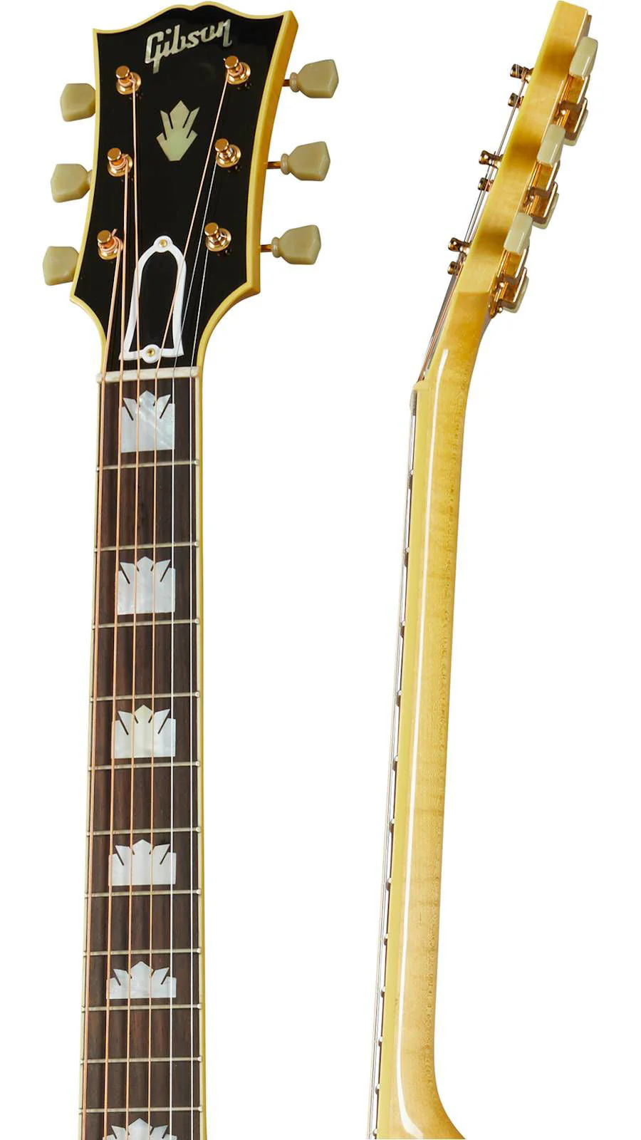 Gibson SJ200 Acoustic Guitar in Original Antique Natural - Image 4