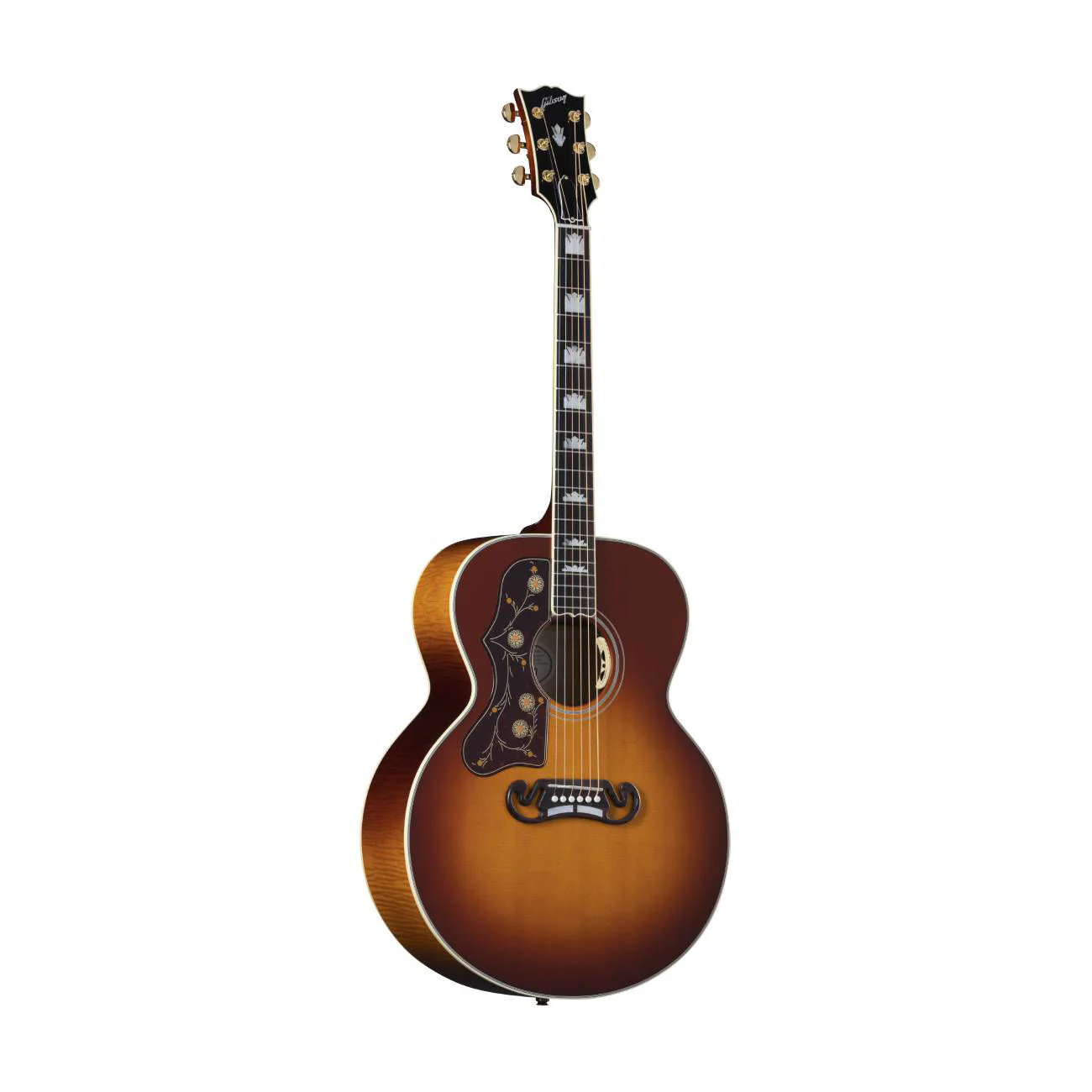 Gibson SJ200 Standard Acoustic Guitar - Maple - Left-Handed - Autumn Burst - Image 2