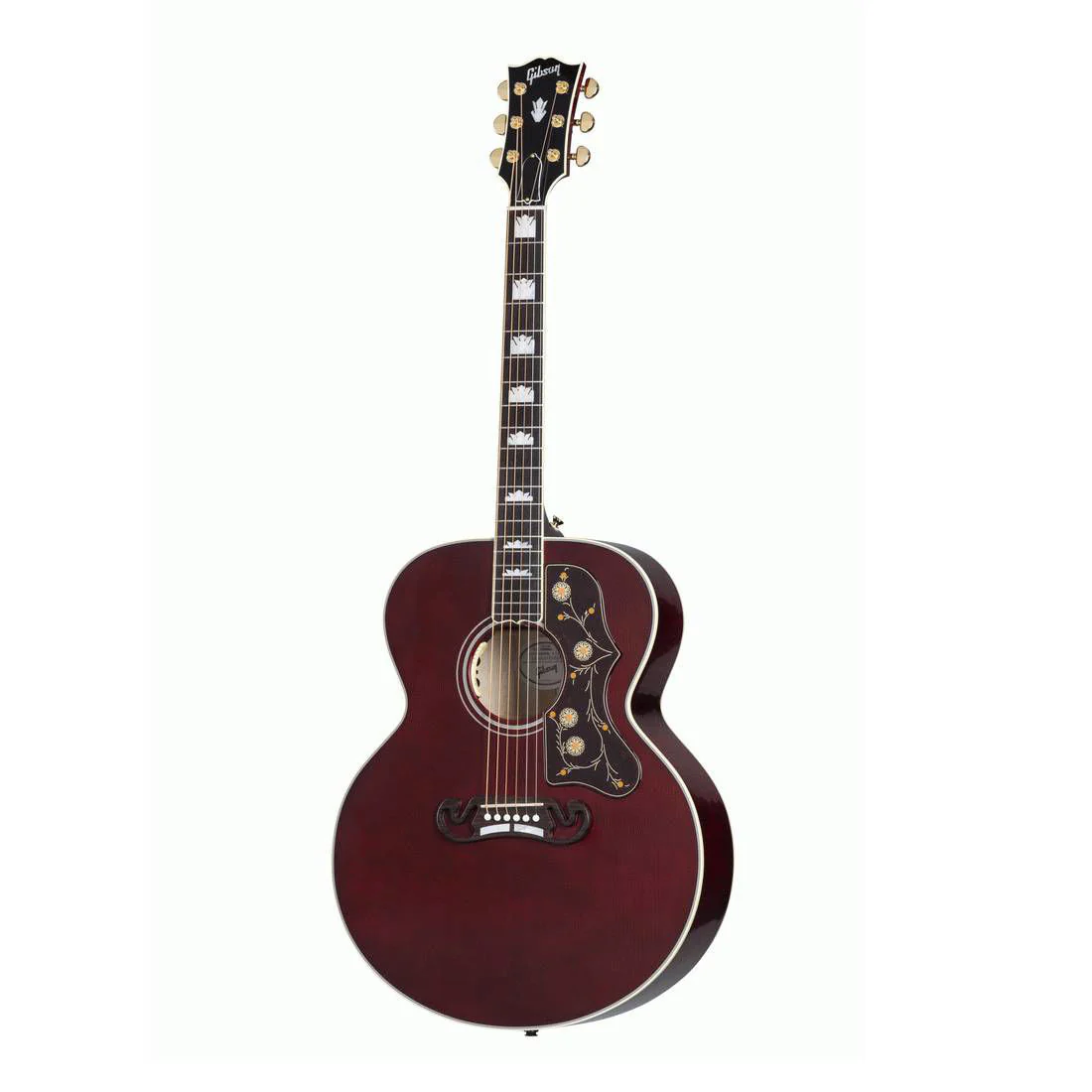 Gibson SJ200 Standard Acoustic Guitar - Maple Wine Red - Image 5