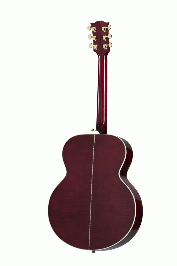 Gibson SJ200 Standard Acoustic Guitar - Maple Wine Red - Image 7