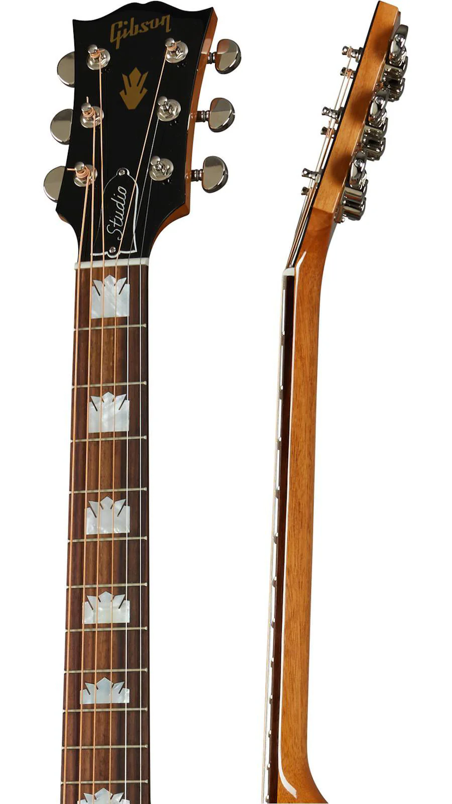 Gibson SJ200 Studio Acoustic Guitar - Rosewood - Rosewood Burst - Image 6