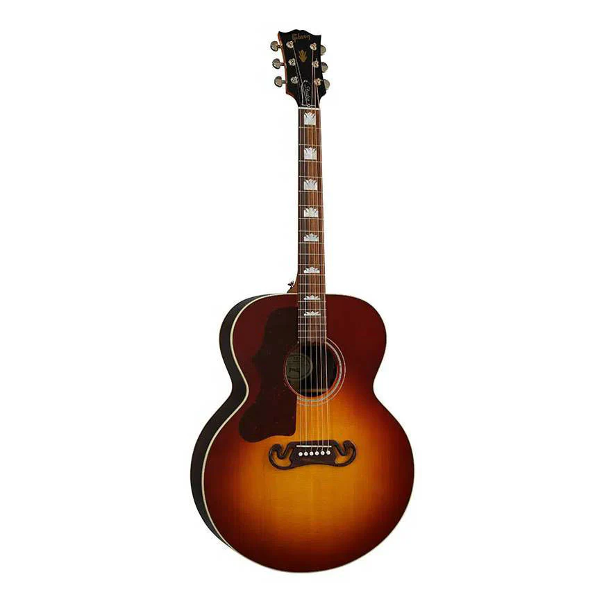 Gibson SJ200 Studio Left-Handed Acoustic Guitar - Rosewood - Rosewood Burst - Image 2