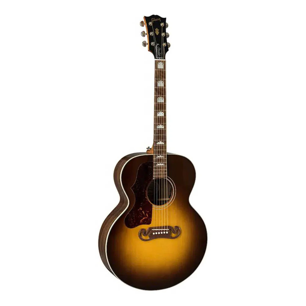 Gibson SJ200 Studio Left-Handed Acoustic Guitar - Walnut - Walnut Burst - Image 2