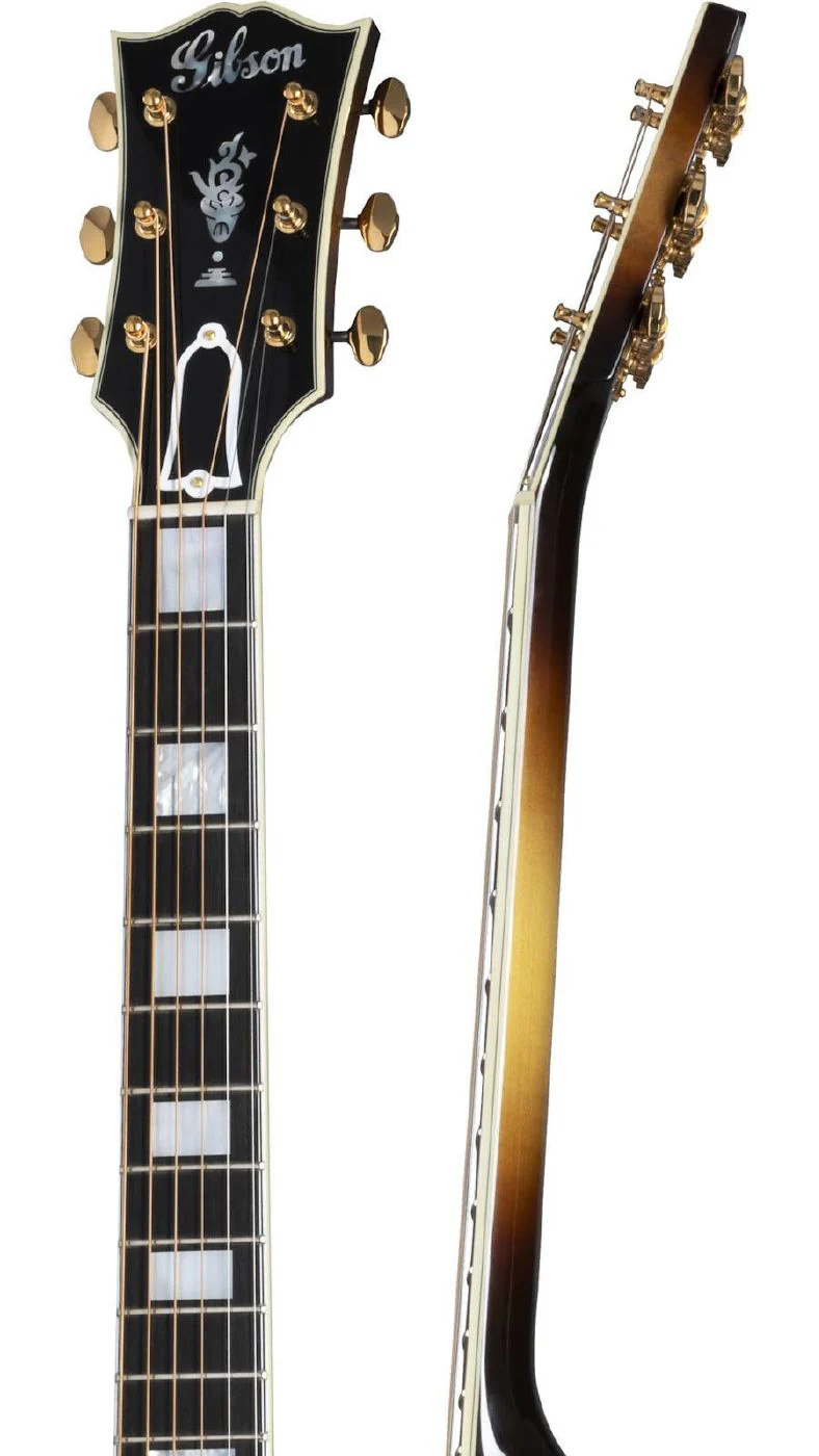 Gibson SJ200 Western Classic Acoustic Guitar - Vintage Sunburst - Image 4