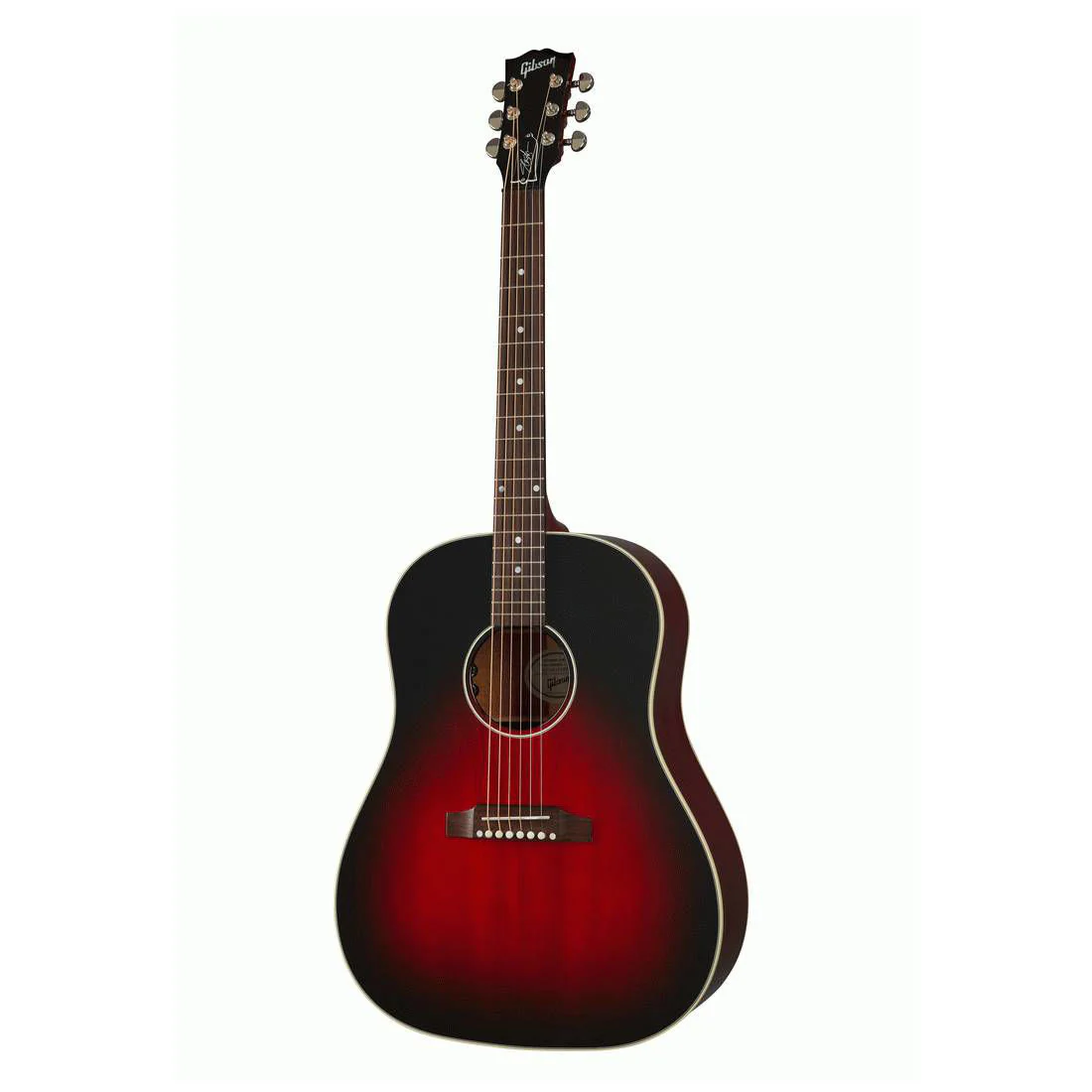 Gibson Slash J45 Acoustic Guitar - Vermillion Burst - Image 6