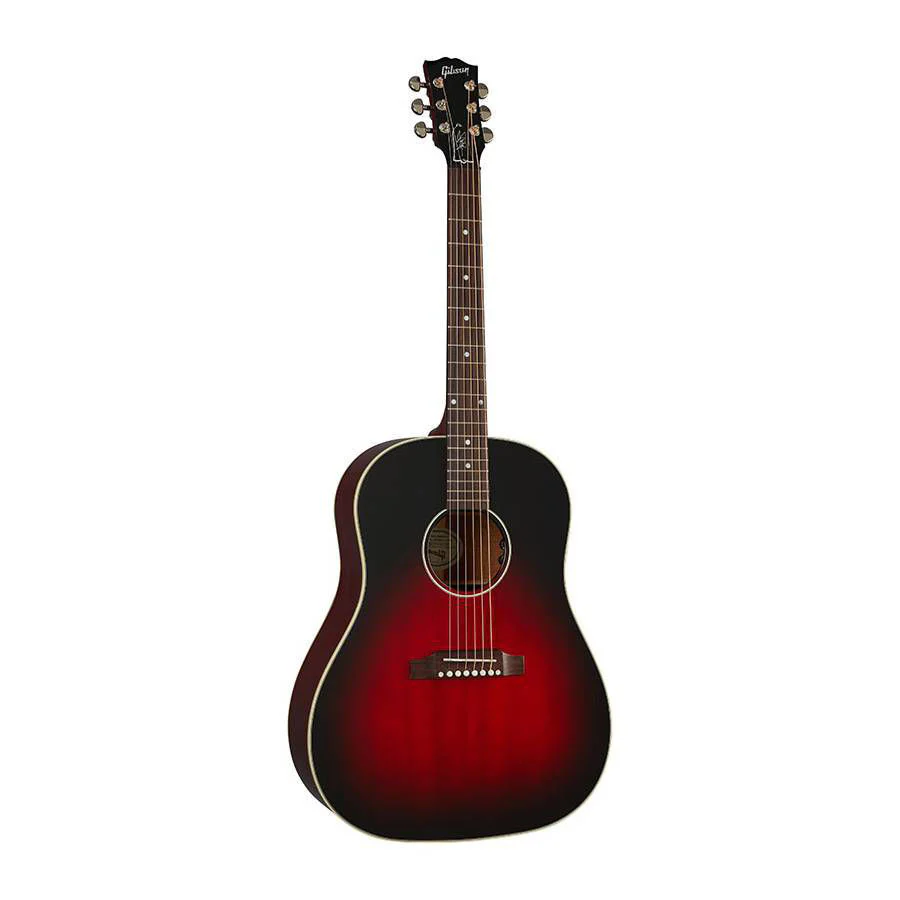 Gibson Slash J45 Left-Handed Acoustic Guitar - Vermillion Burst - Image 2