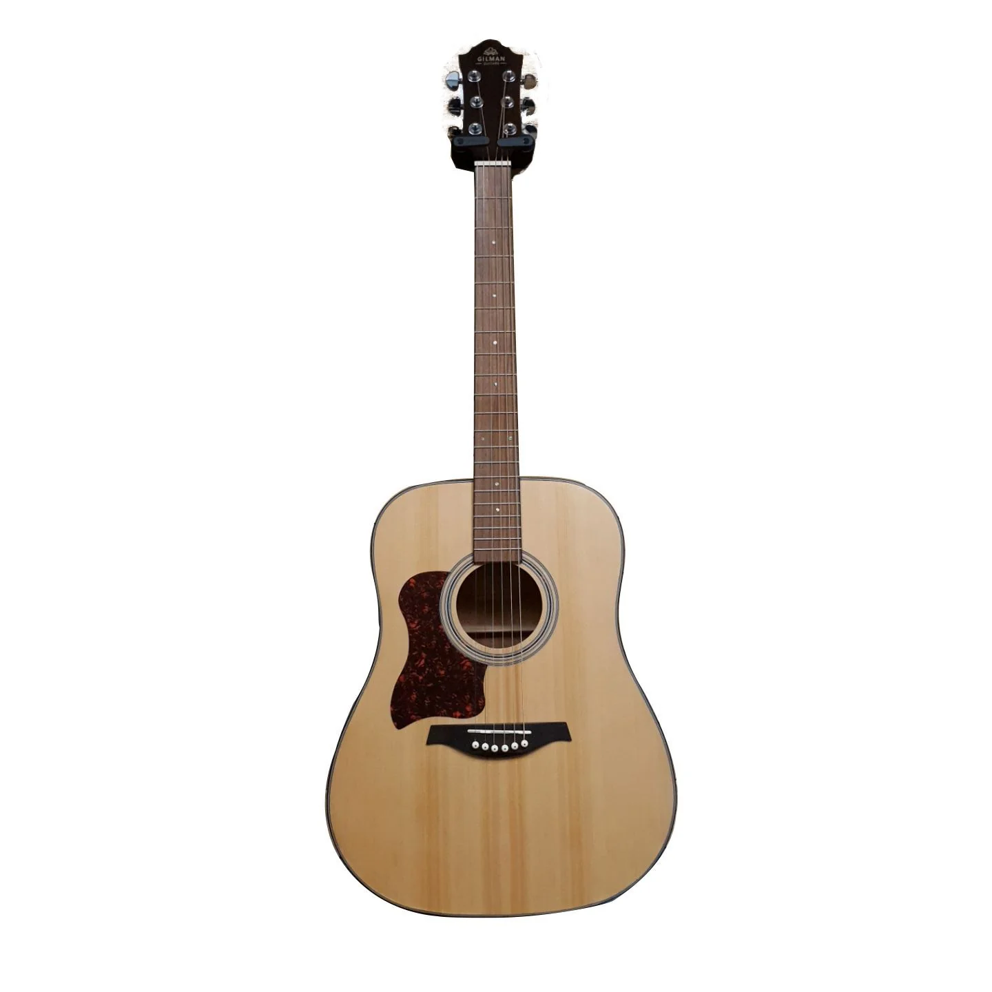 Gilman GA10 Left-Handed Grand Auditorium Dreadnought Acoustic Guitar in Natural Satin - Image 5