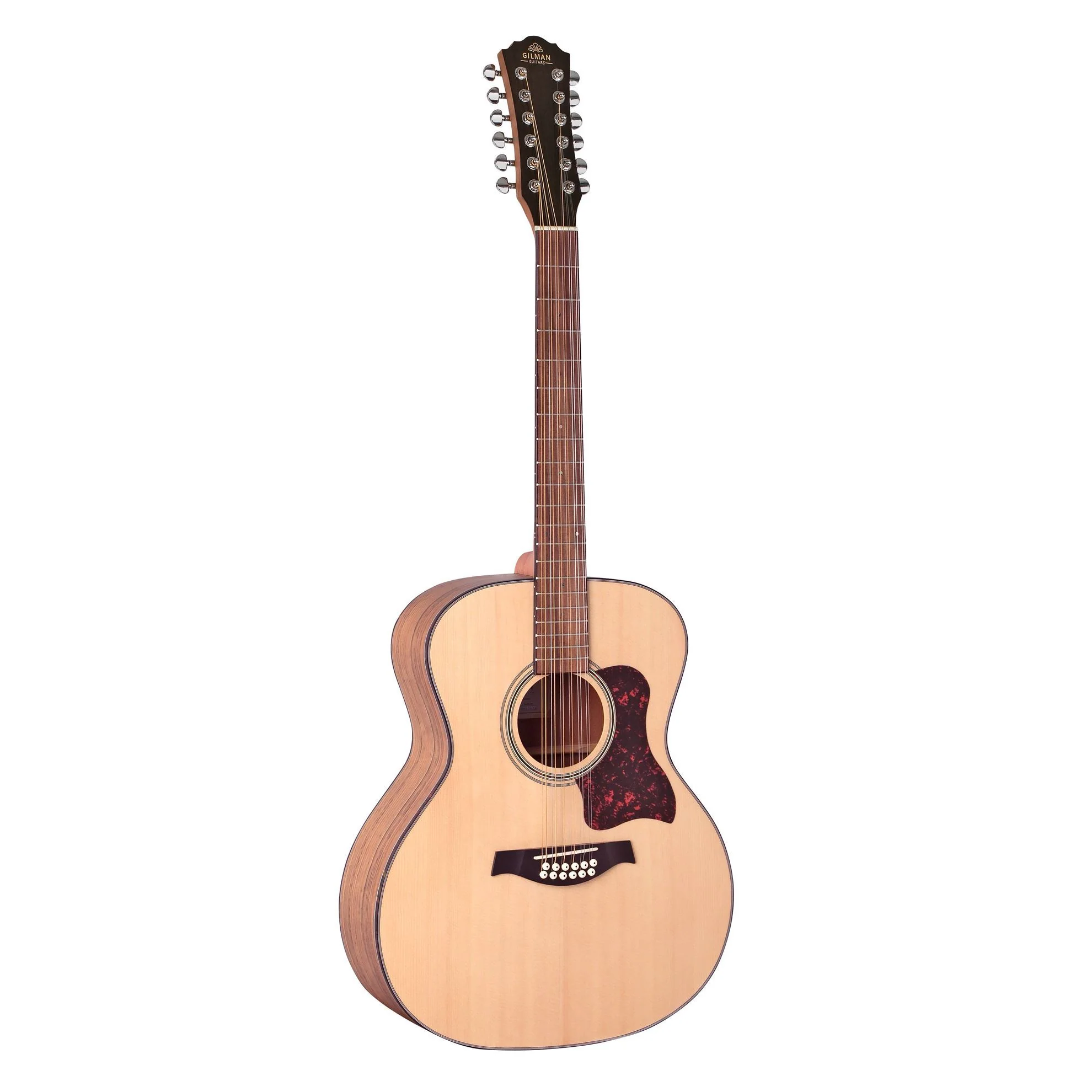 Gilman GA112 12-String Grand Auditorium Acoustic Guitar in Natural Satin - Image 2