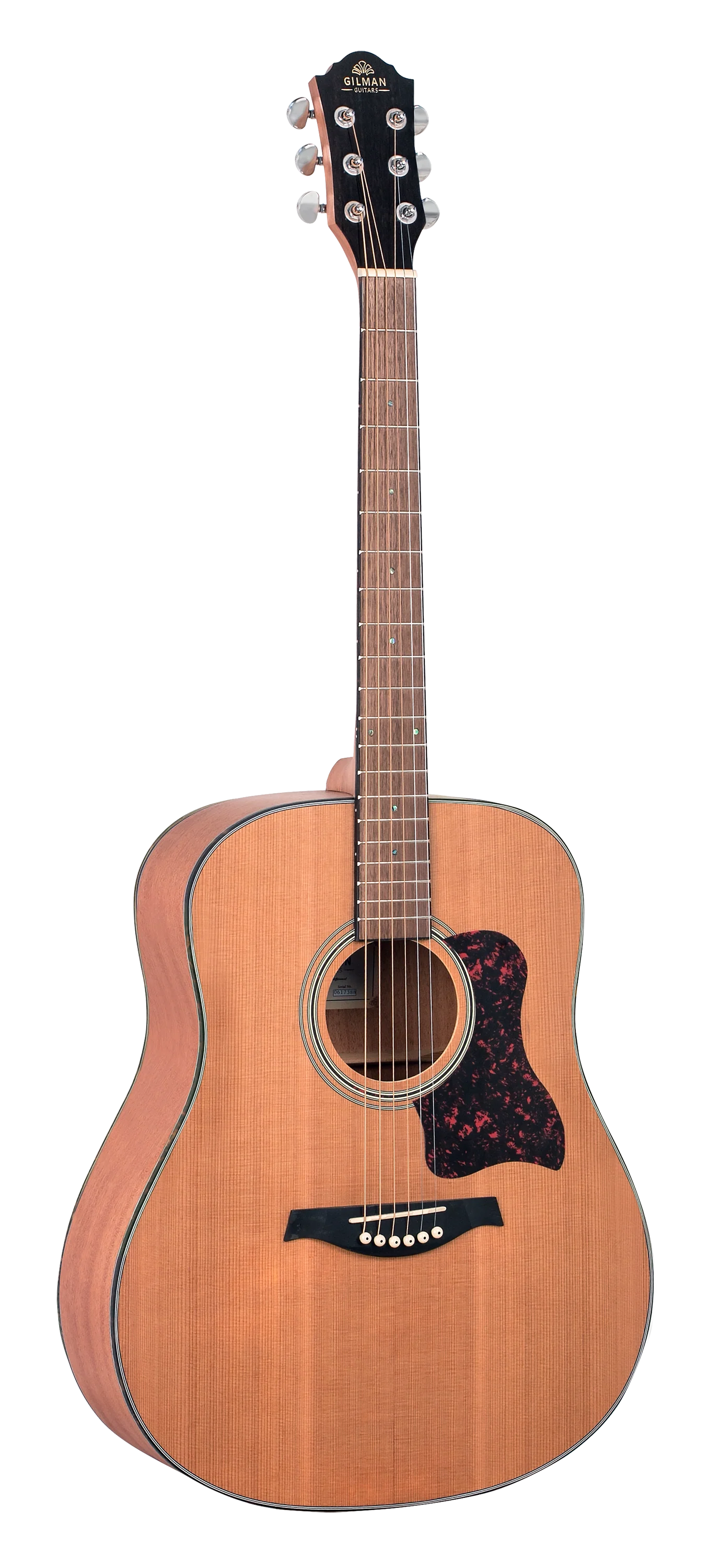 Gilman GD12 Dreadnought Acoustic Guitar in Natural Satin - Image 2