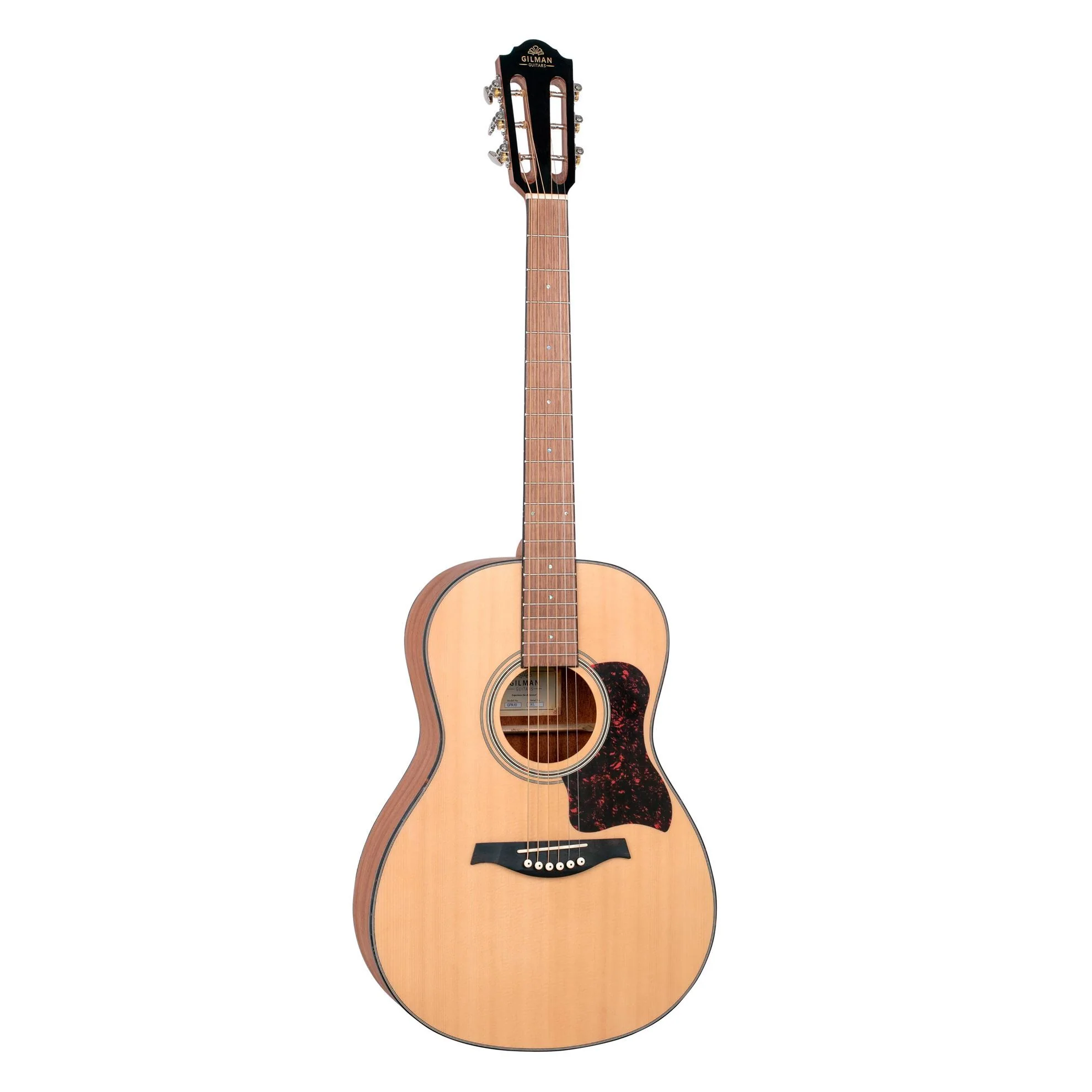 Gilman GPA10 Parlour Acoustic Guitar with Spruce Top in Natural Satin - Image 3