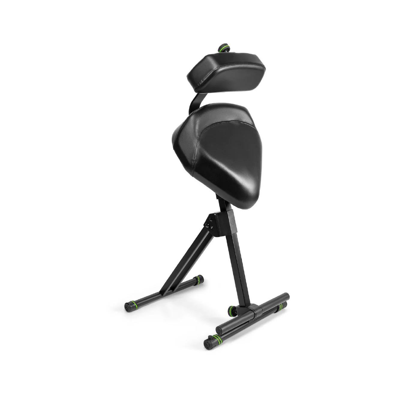 Gravity GFMSEAT1BR Adjustable Musicians Stool with Back Rest - Supports up to 100kg - Image 2