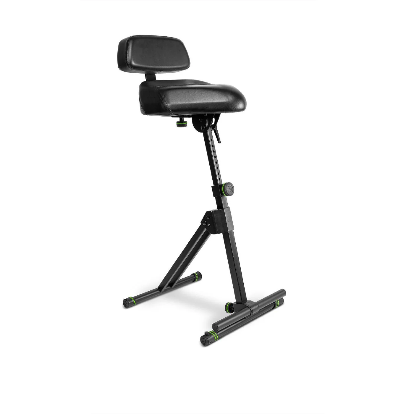 Gravity GFMSEAT1BR Adjustable Musicians Stool with Back Rest - Supports up to 100kg - Image 5