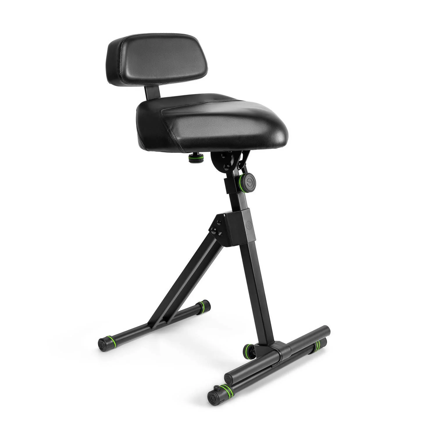 Gravity GFMSEAT1BR Adjustable Musicians Stool with Back Rest - Supports up to 100kg - Image 8
