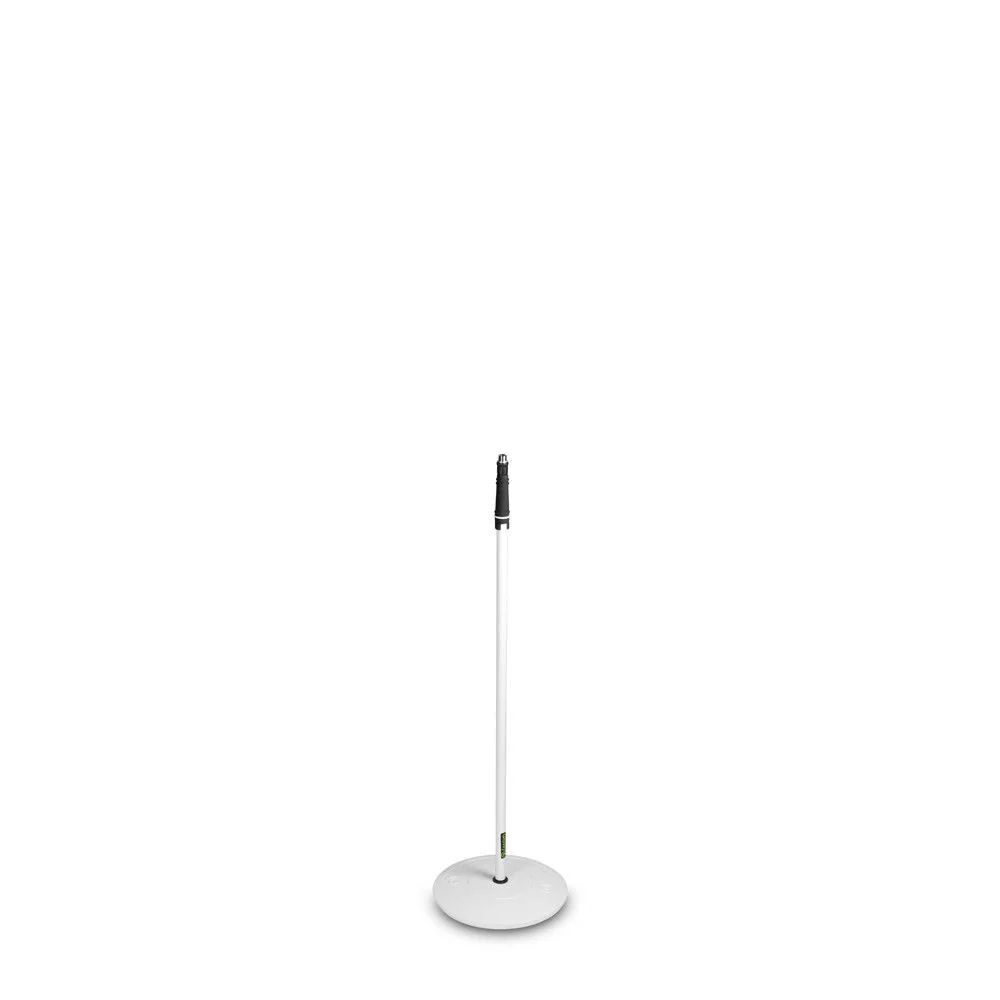 Gravity GMS23W Round Base Microphone Stand in White - Image 6