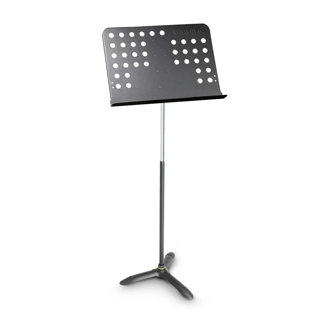 Gravity NSORC2 Music Stand Orchestra With Perforated Steel Desk - Image 4