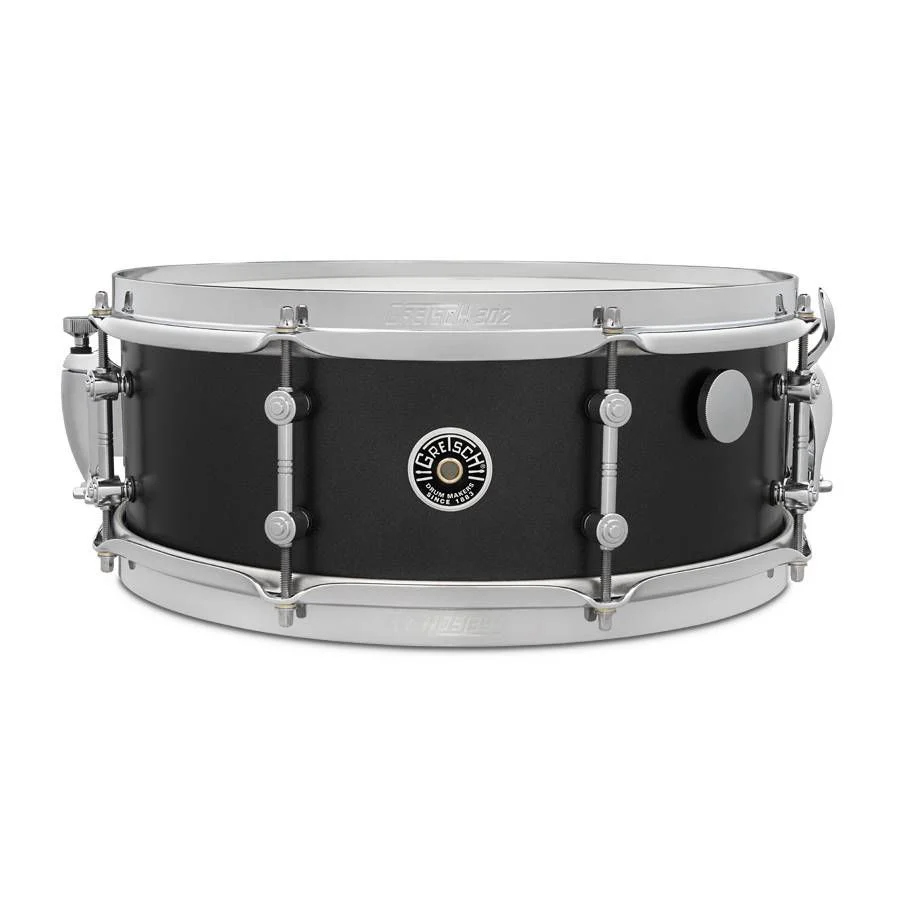 Gretsch Brooklyn Series Standard 14x5.5 Snare Drum in Satin Black Metallic - Image 2