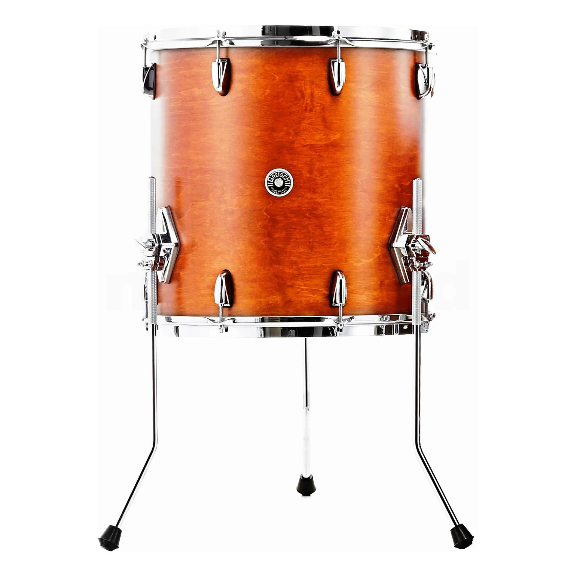 Gretsch Brooklyn USA 14x14in Floor Tom Satin Burnt Orange - Image 2