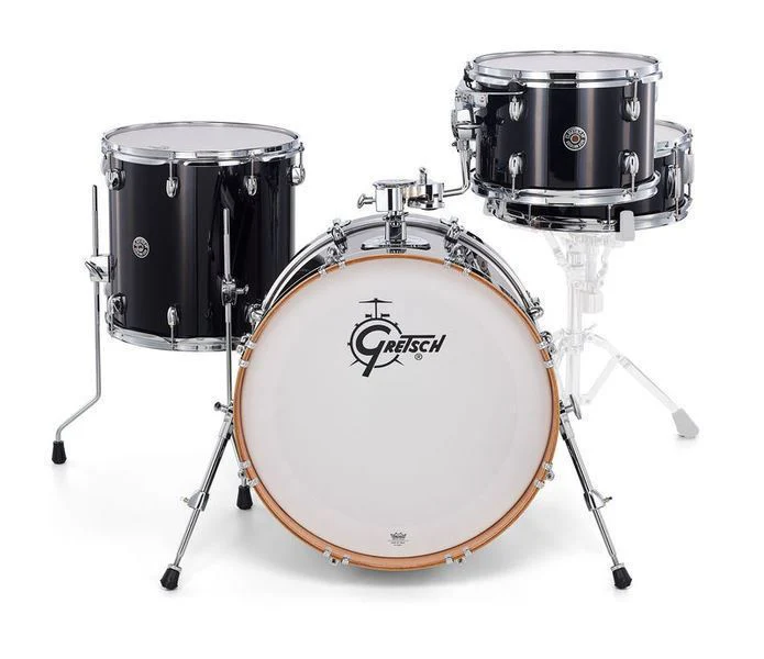 Gretsch Catalina Club 4pc Drum Kit with 20 Inch Kick - Piano Black - Image 2