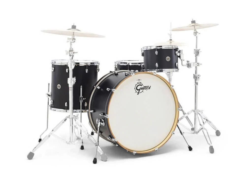 Gretsch Catalina Club 4pc Drum Kit with 20 Inch Kick - Piano Black - Image 4
