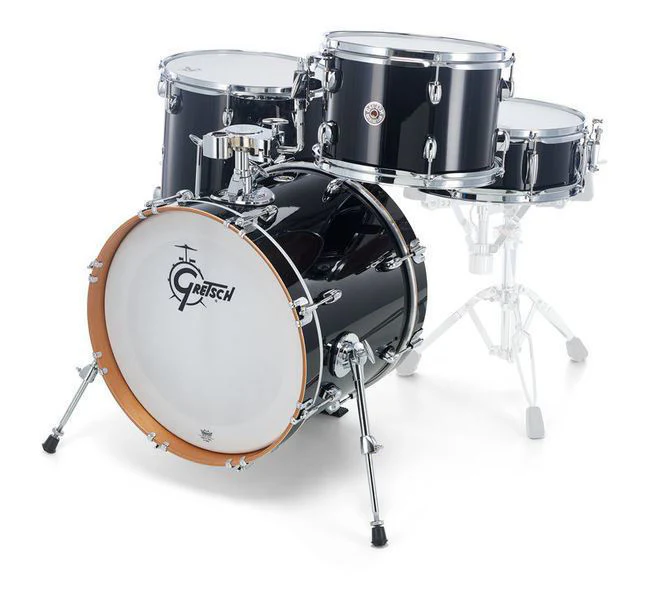 Gretsch Catalina Club 4pc Drum Kit with 20 Inch Kick - Piano Black - Image 5