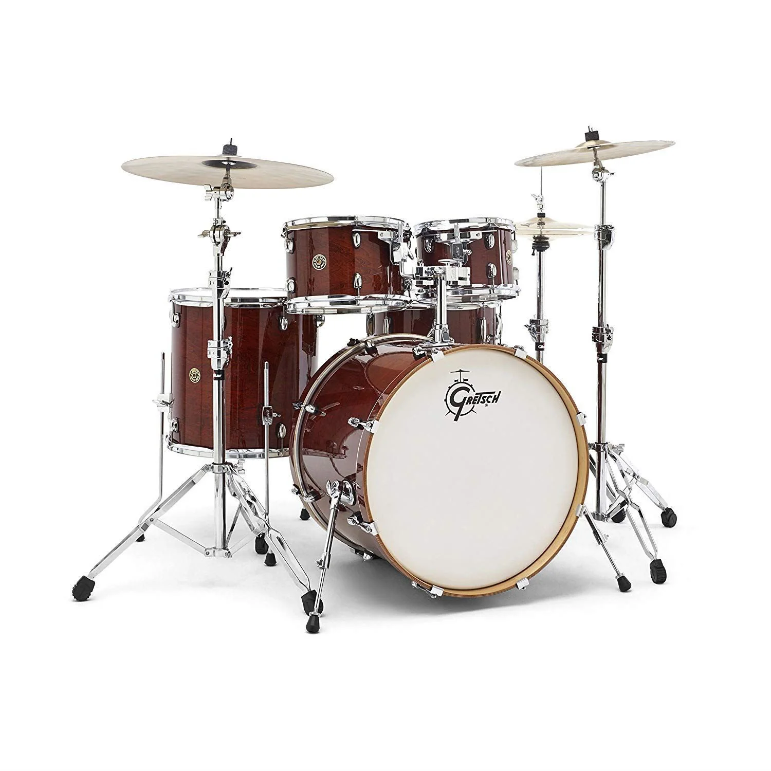Gretsch Catalina Maple 5pc Drum Kit with 22 inch Kick - Walnut Glaze - Image 4