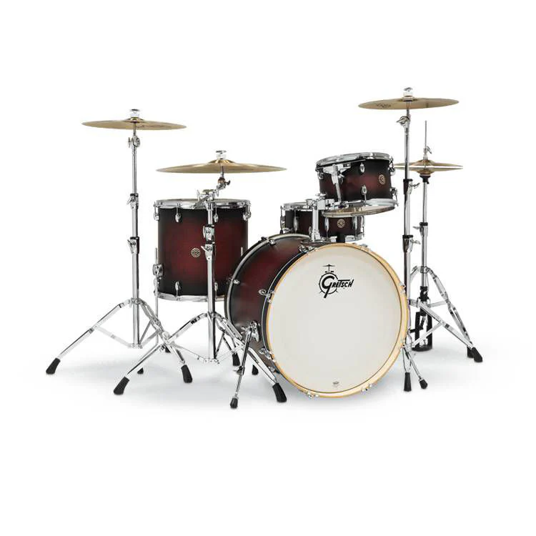 Gretsch Catalina Maple CM4 22 4pc Drum Kit Drum Kit Satin Dark Cherry Burst - Image 2