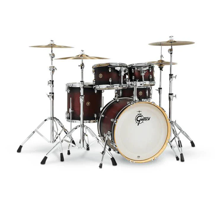 Gretsch Catalina Maple CM5 20 5pc Drum Kit Drum Kit Satin Dark Cherry Burst - Image 2