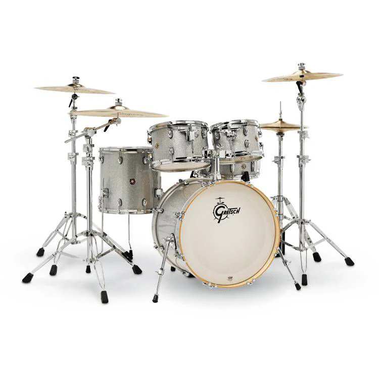 Gretsch Catalina Maple CM5 20 5pc Drum Kit Silver Sparkle - Image 2