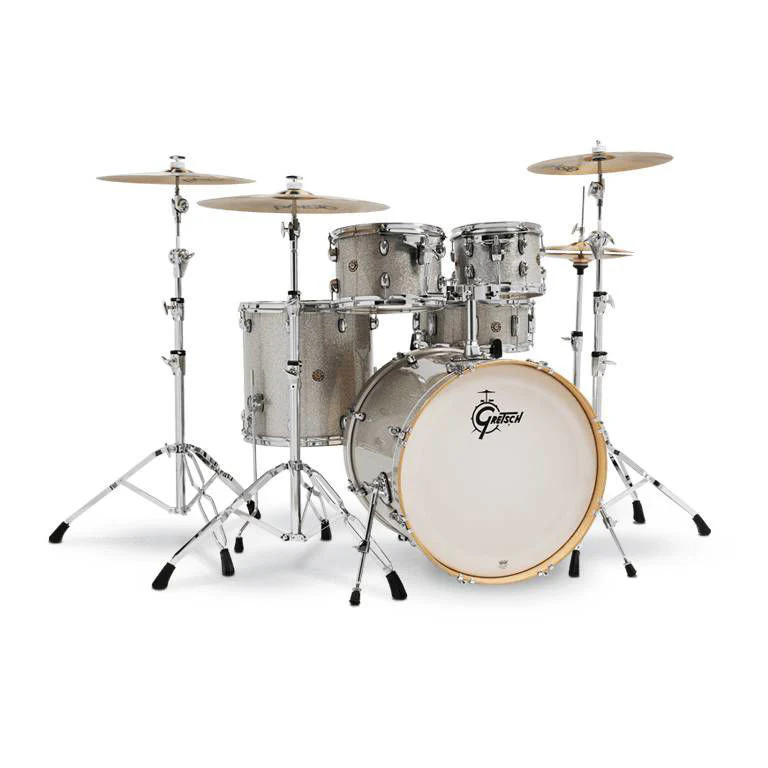 Gretsch Catalina Maple CM5 22 5pc Drum Kit Silver Sparkle - Image 2