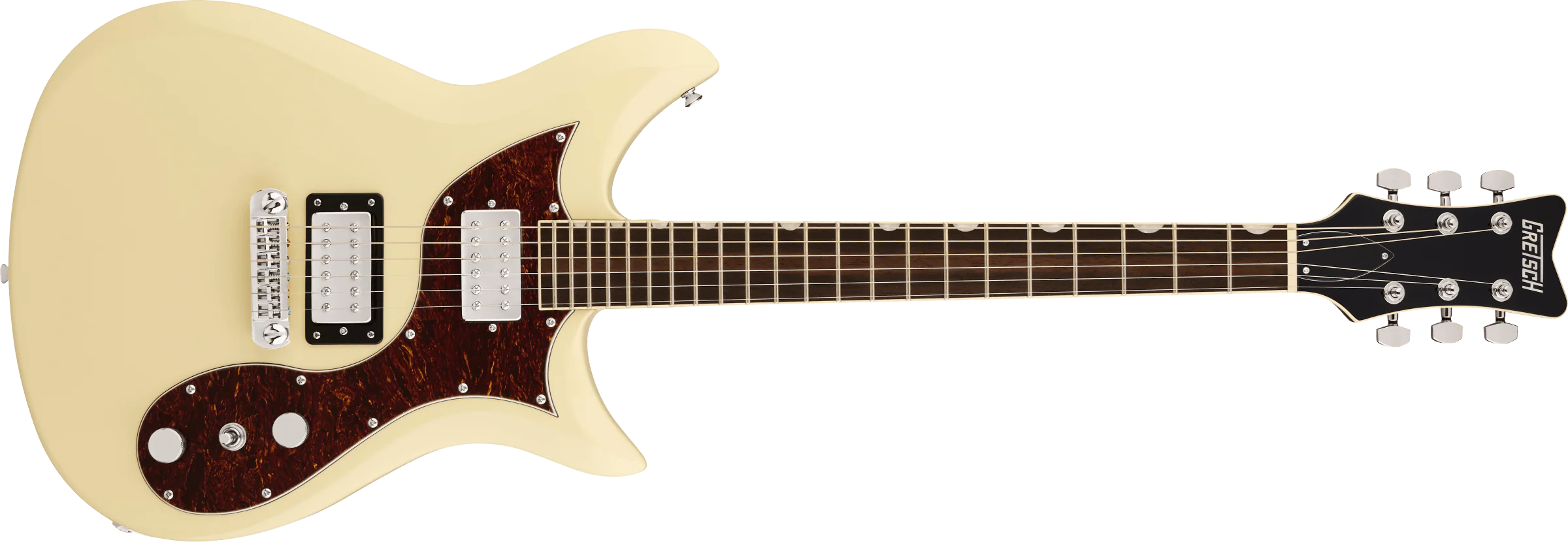 Gretsch Electromatic CVT Double-Cut w/Wraparound Laurel FB - Vintage White - Image 2