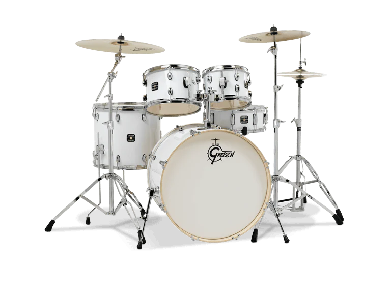 Gretsch Energy 22 inch 5-Piece Drum Kit in White - Image 2