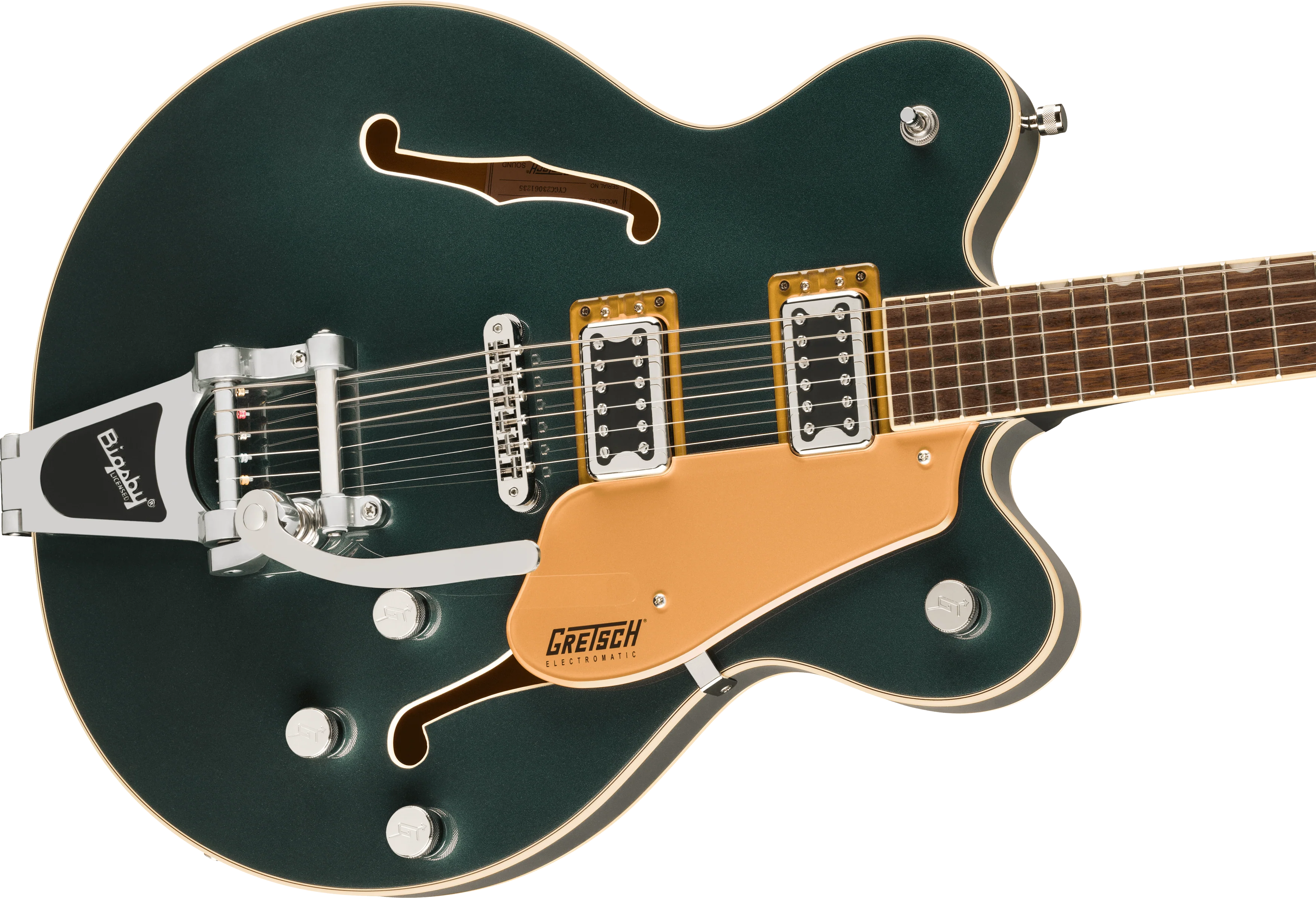 Gretsch G5622T Electromatic Center Block Double Cut with Bigsby LF - Cadillac Green - Image 4
