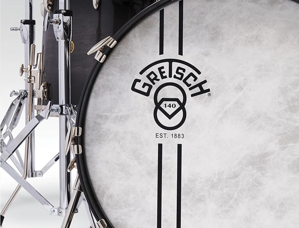 Gretsch Limited Edition 140th Anniversary 12/14/18 + 14S 4pc Drum Shell Pack - Ebony Stardust - Image 4