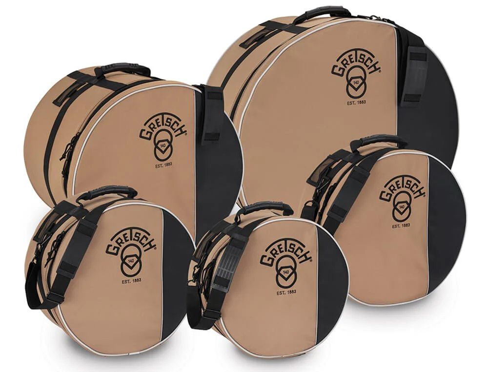 Gretsch Limited Edition 140th Anniversary 12/14/18 + 14S 4pc Drum Shell Pack - Ebony Stardust - Image 8