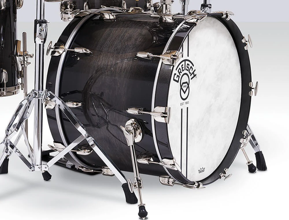 Gretsch Limited Edition 140th Anniversary 12/14/18 + 14S 4pc Drum Shell Pack - Ebony Stardust - Image 9