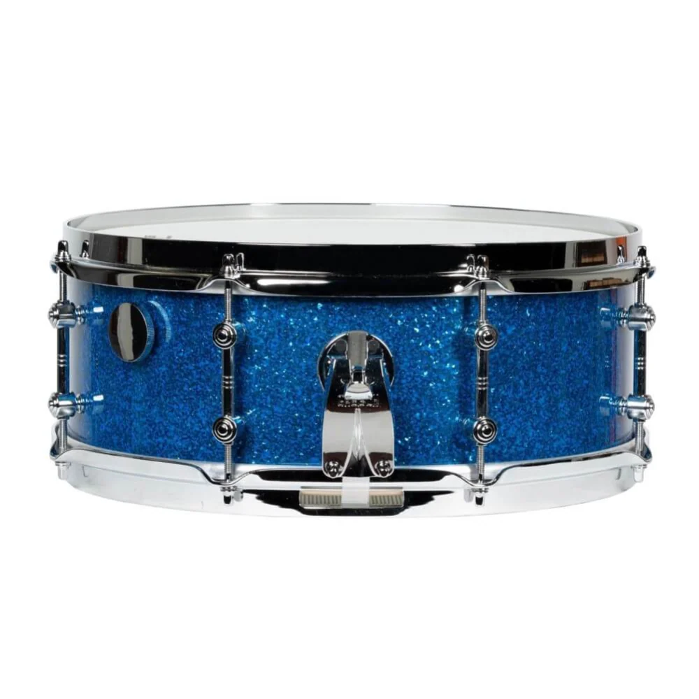 Gretsch Mike Johnston Brooklyn Standard 14x5.5 Snare Drum - Limited Edition Blue Glass - Image 2